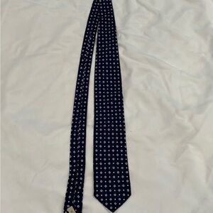 Burberry Blue and White Classic Tie